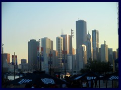 Skyline from Navy Pier 08 - Randolph St skyscrapers